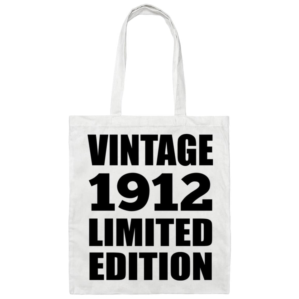 112th Birthday Vintage 1912 Limited Edition - Tote Bag White