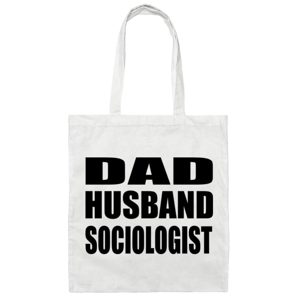 Dad Husband Sociologist - Tote Bag White