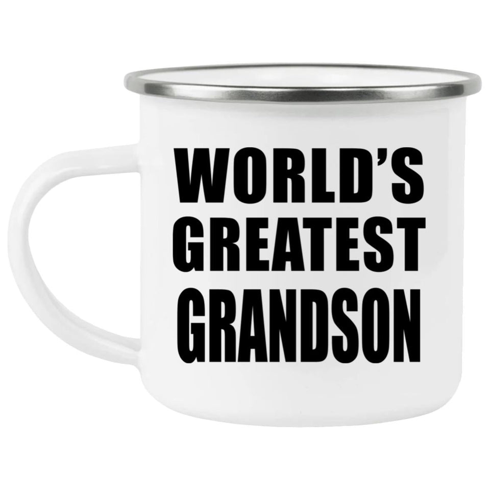 World's Greatest Grandson - 12oz Camping Mug