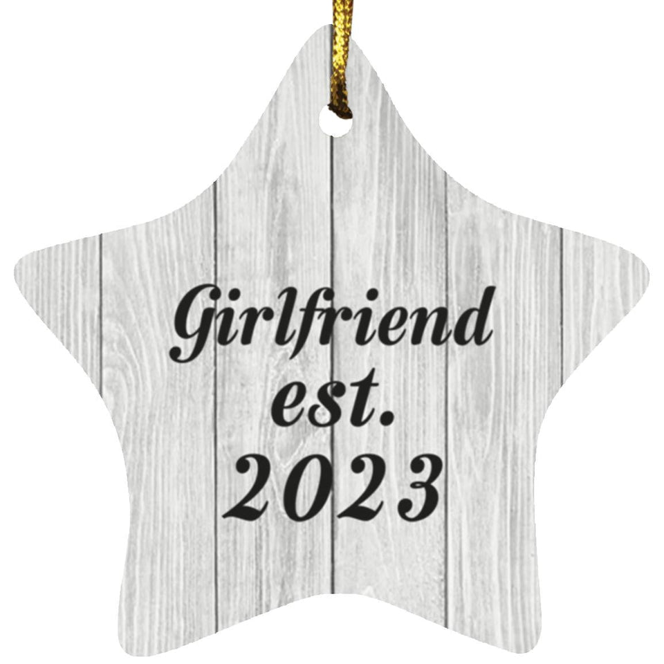 Girlfriend Established Est. 2023 - Star Ornament F