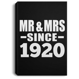 104th Anniversary Mr & Mrs Since 1920 - Canvas Portrait