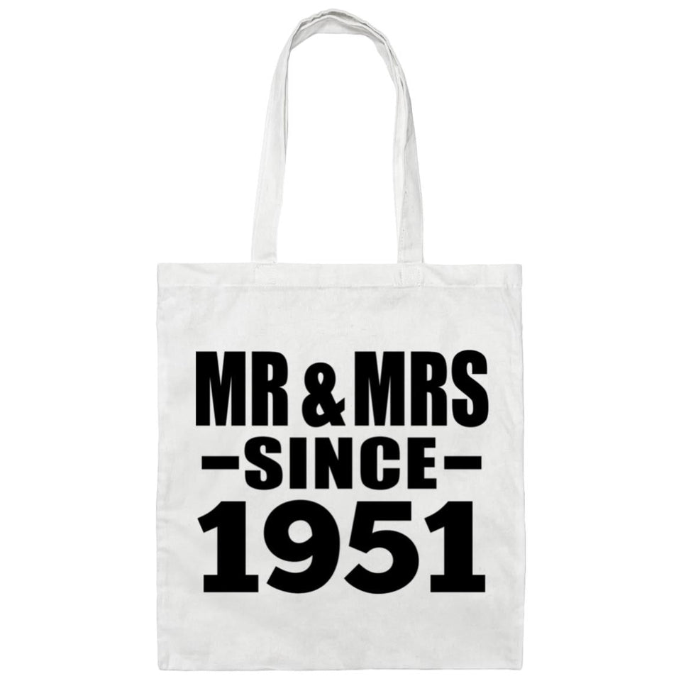 73rd Anniversary Mr & Mrs Since 1951 - Tote Bag White