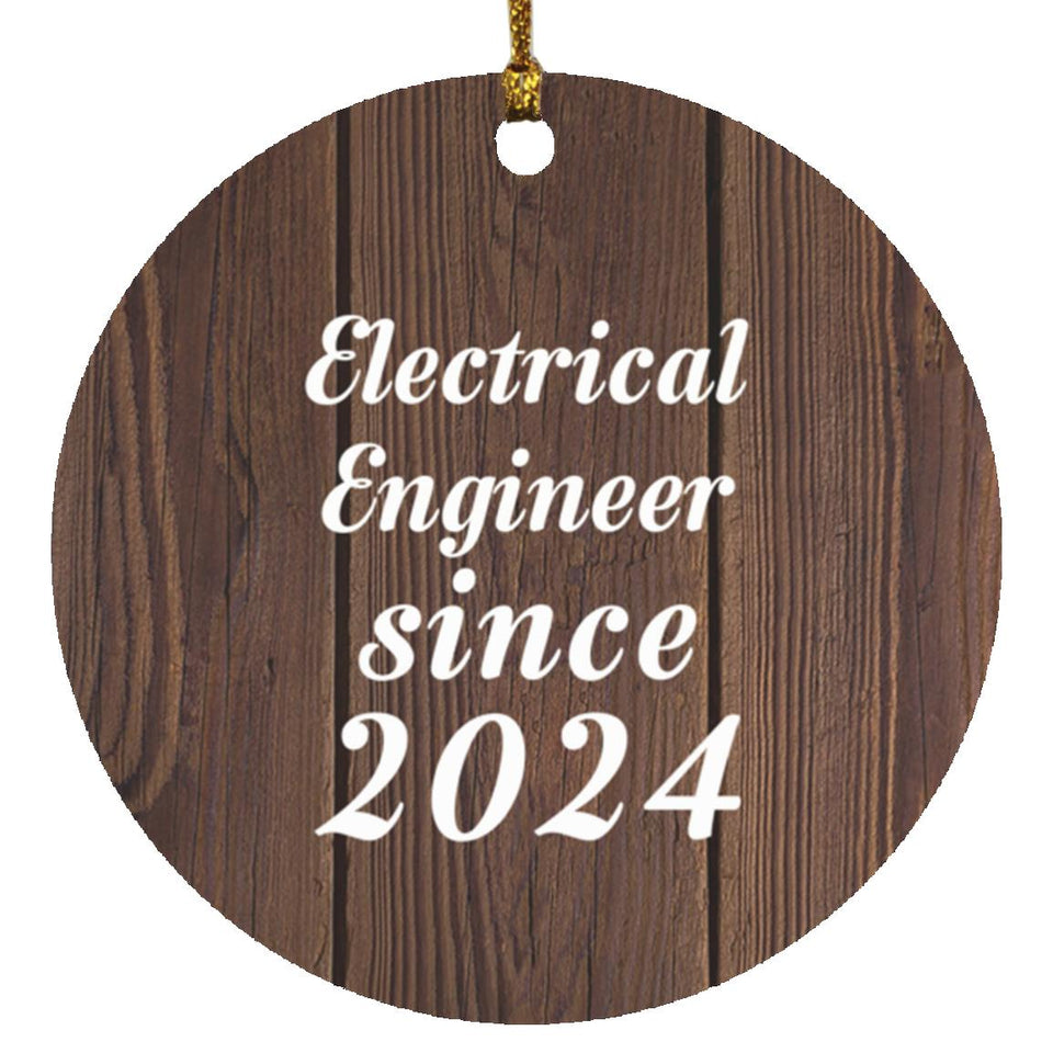 Electrical Engineer Since 2024 - Circle Ornament D