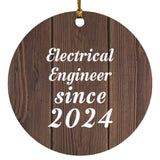 Electrical Engineer Since 2024 - Circle Ornament D
