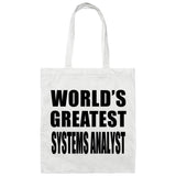World's Greatest Systems Analyst - Tote Bag White