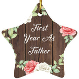 First Year As Father - Star Ornament A