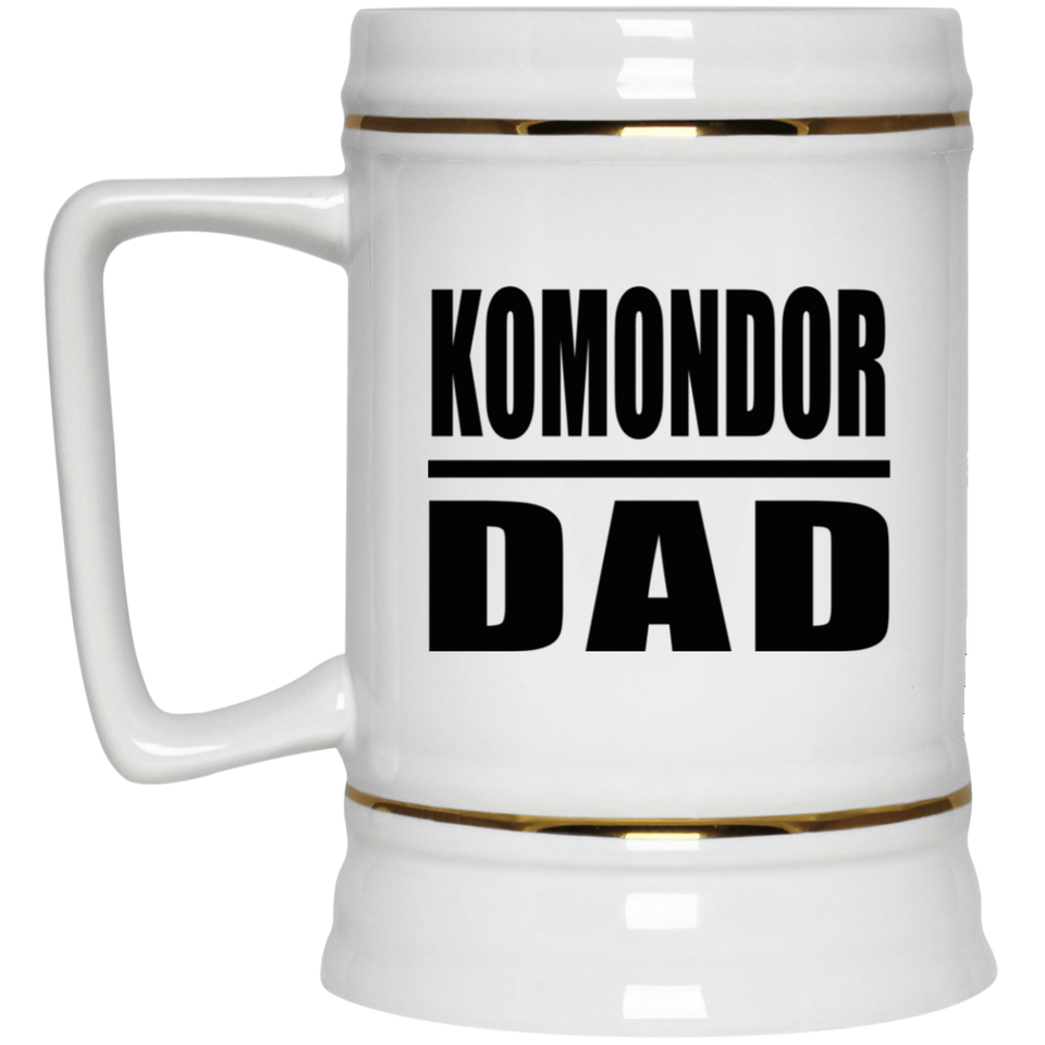 Komondor Dad - Beer Stein