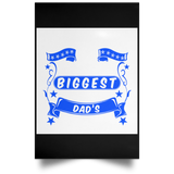 The Smallest Hands Make The Biggest Mark On Dad's Heart - Poster Portrait