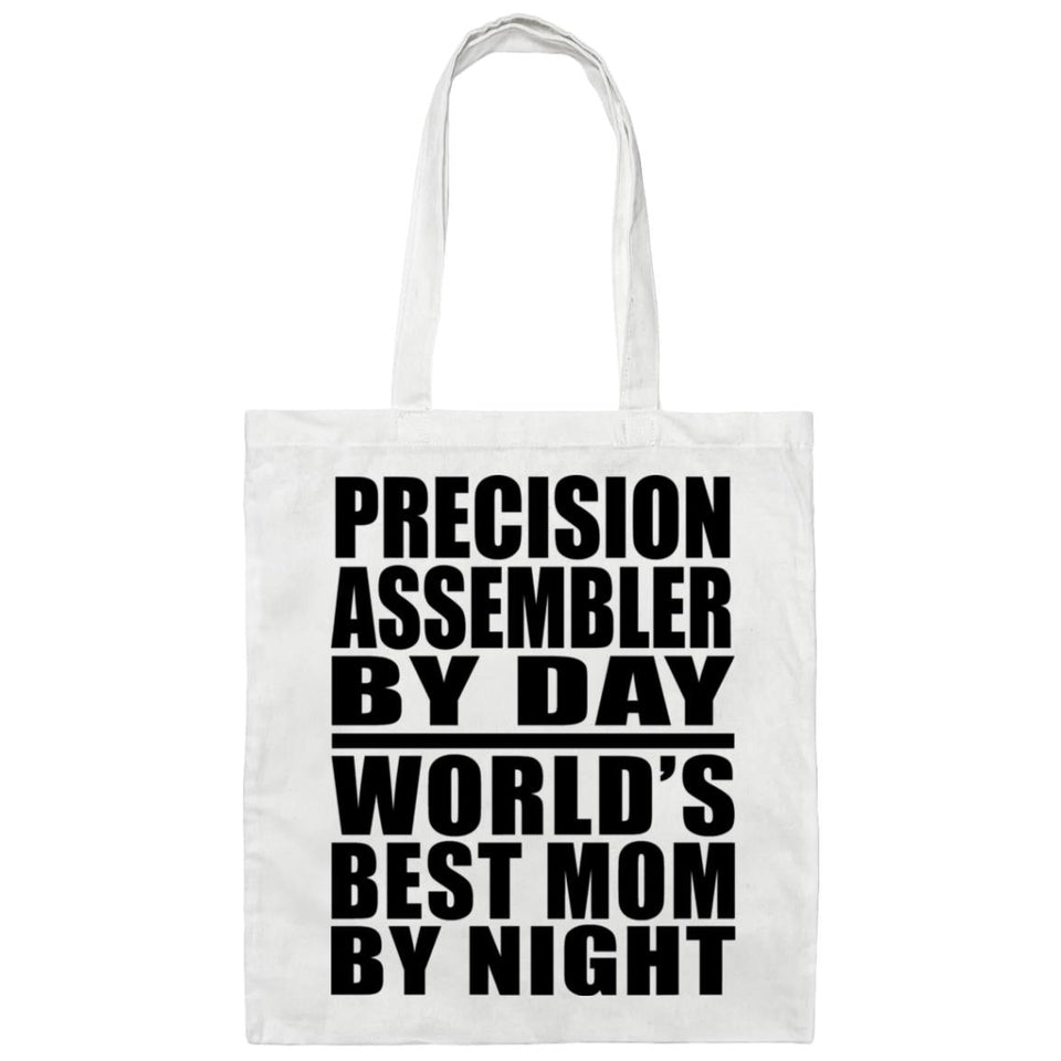Precision Assembler By Day World's Best Mom By Night - Tote Bag White