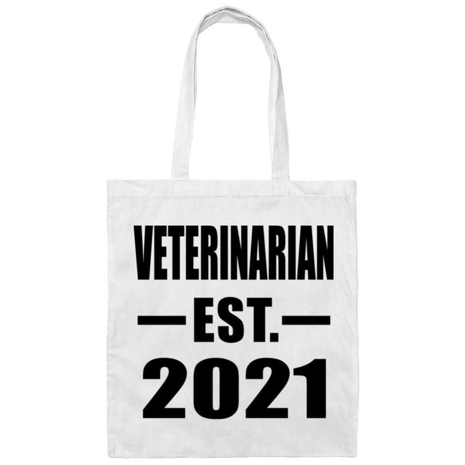 Veterinarian Established EST. 2021 - Tote Bag White