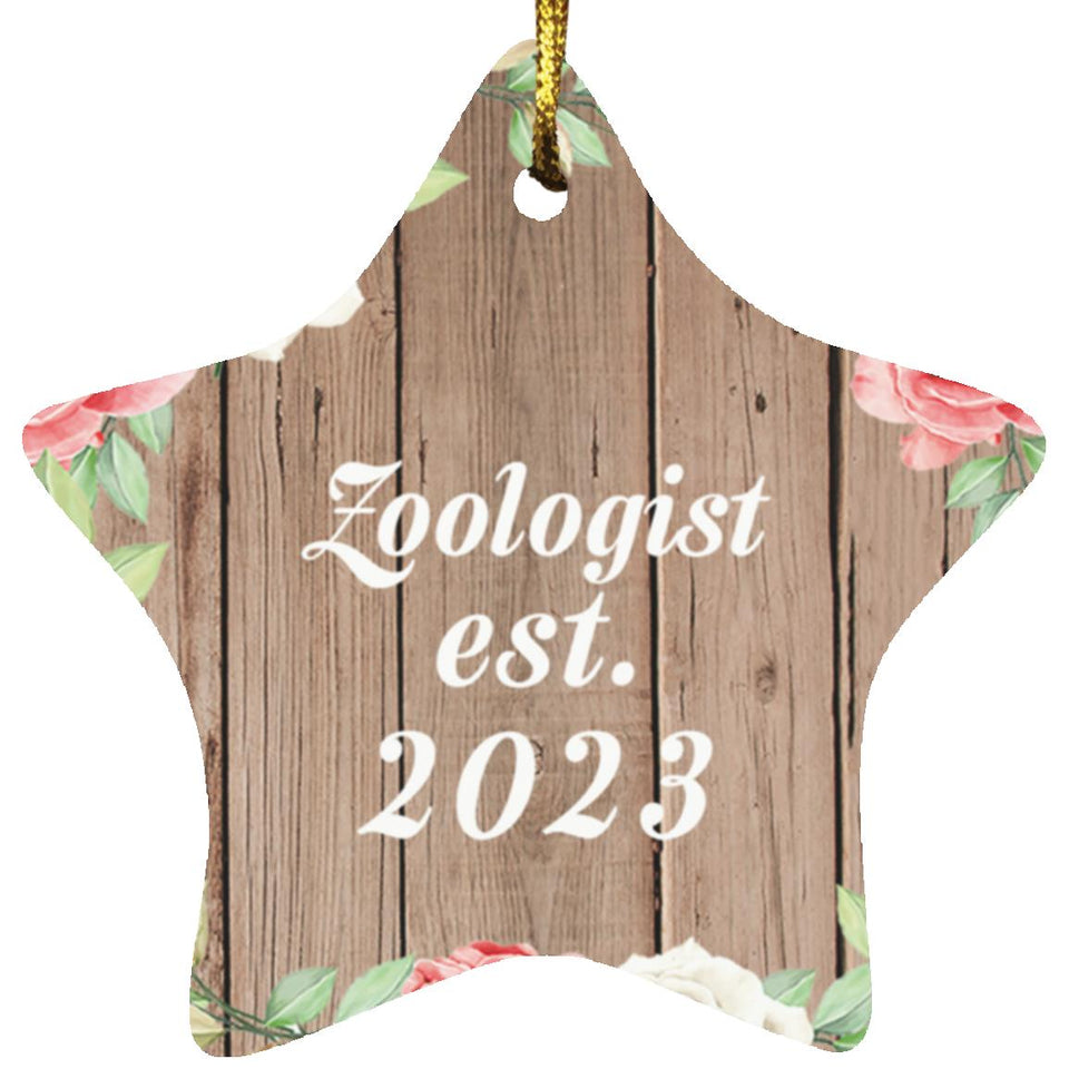 Zoologist Established Est. 2023 - Star Ornament B