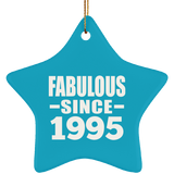29th Birthday Fabulous Since 1995 - Star Ornament