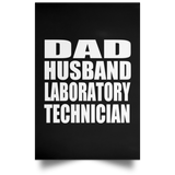 Dad Husband Laboratory Technician - Poster Portrait