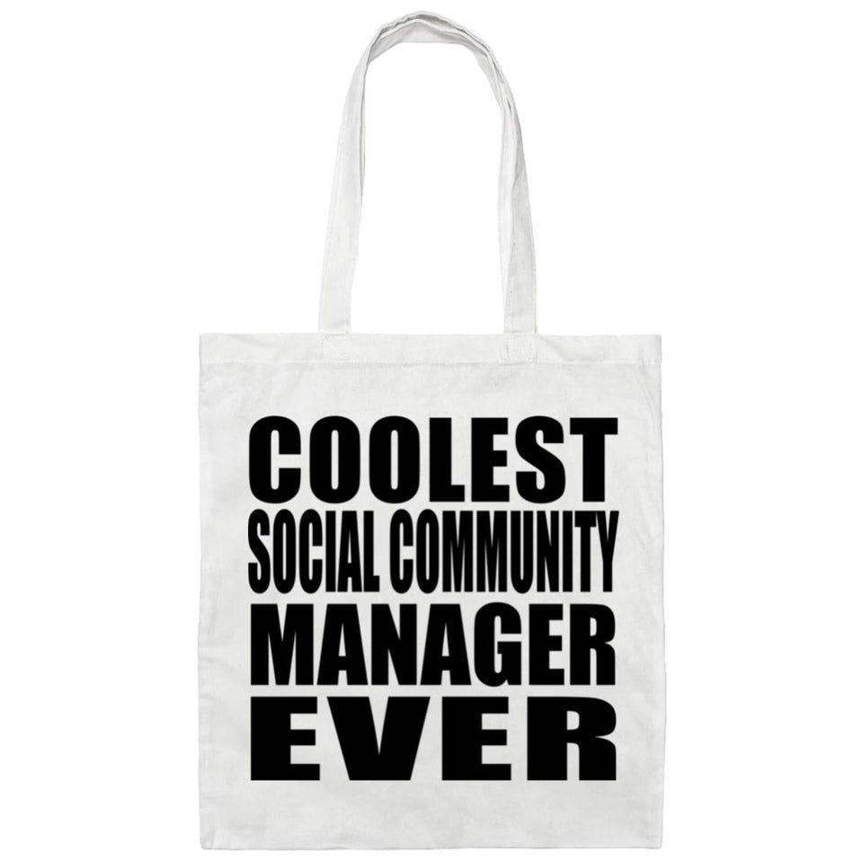Coolest Social Community Manager Ever - Tote Bag White
