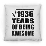 44th Birthday Square Root of 1936 Years of Being Awesome - Throw Pillow