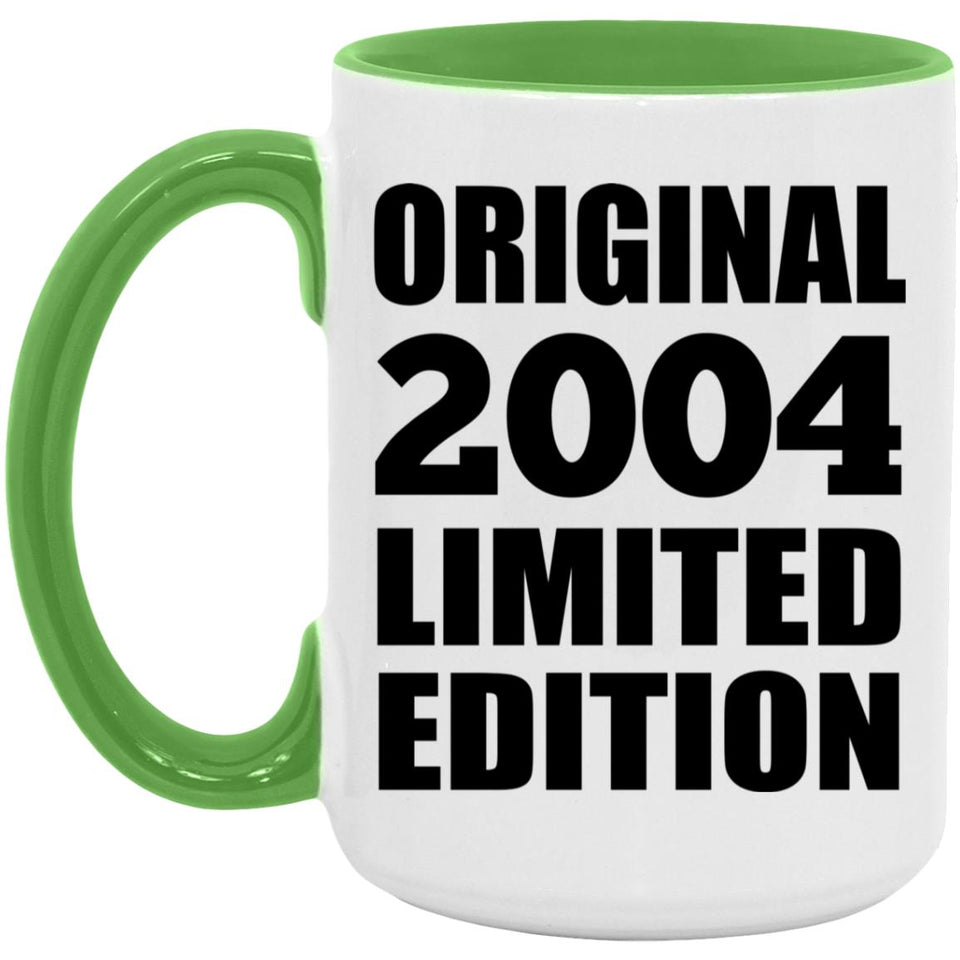 20th Birthday Original 2004 Limited Edition - 15oz Accent Mug Green