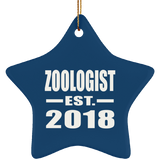 Zoologist Established EST. 2018 - Star Ornament