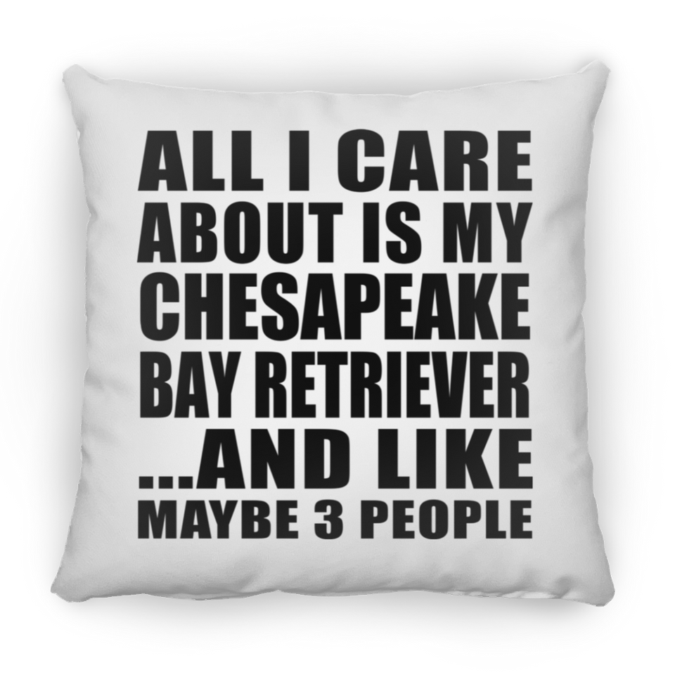 All I Care About Is My Chesapeake Bay Retriever - Throw Pillow