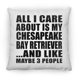 All I Care About Is My Chesapeake Bay Retriever - Throw Pillow