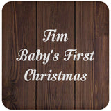 Tim Baby's First Christmas - Drink Coaster D