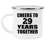 29th Anniversary Cheers To 29 Years Together - 12oz Camping Mug