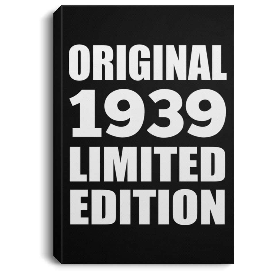 85th Birthday Original 1939 Limited Edition - Canvas Portrait
