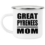 Great Pyrenees Mom - 12oz Camping Mug