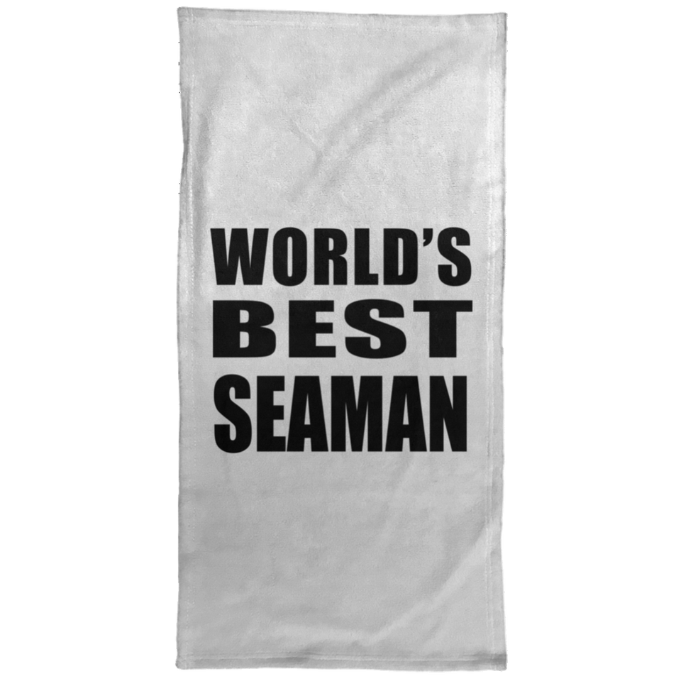 World's Best Seaman - Hand Towel