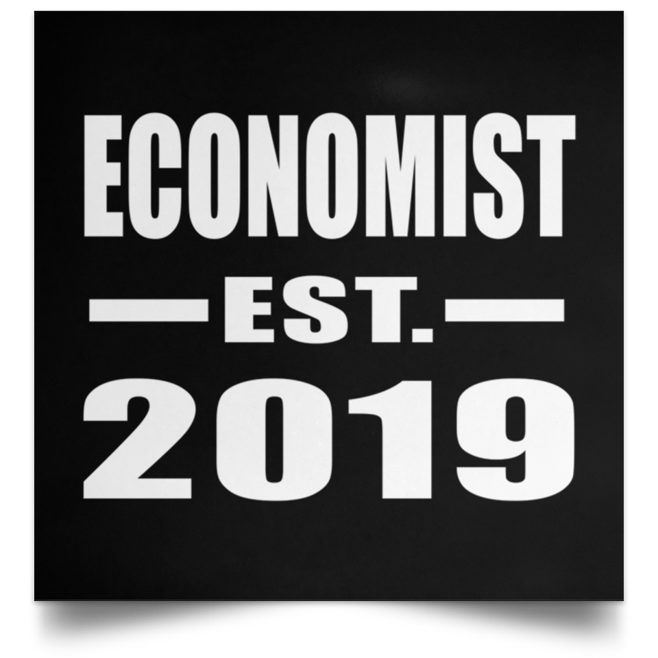 Economist Established EST. 2019 - Poster Square