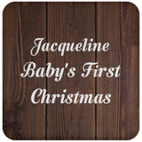 Jacqueline Baby's First Christmas - Drink Coaster D