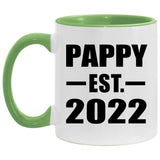 Pappy Established EST. 2022 - 11oz Accent Mug Green