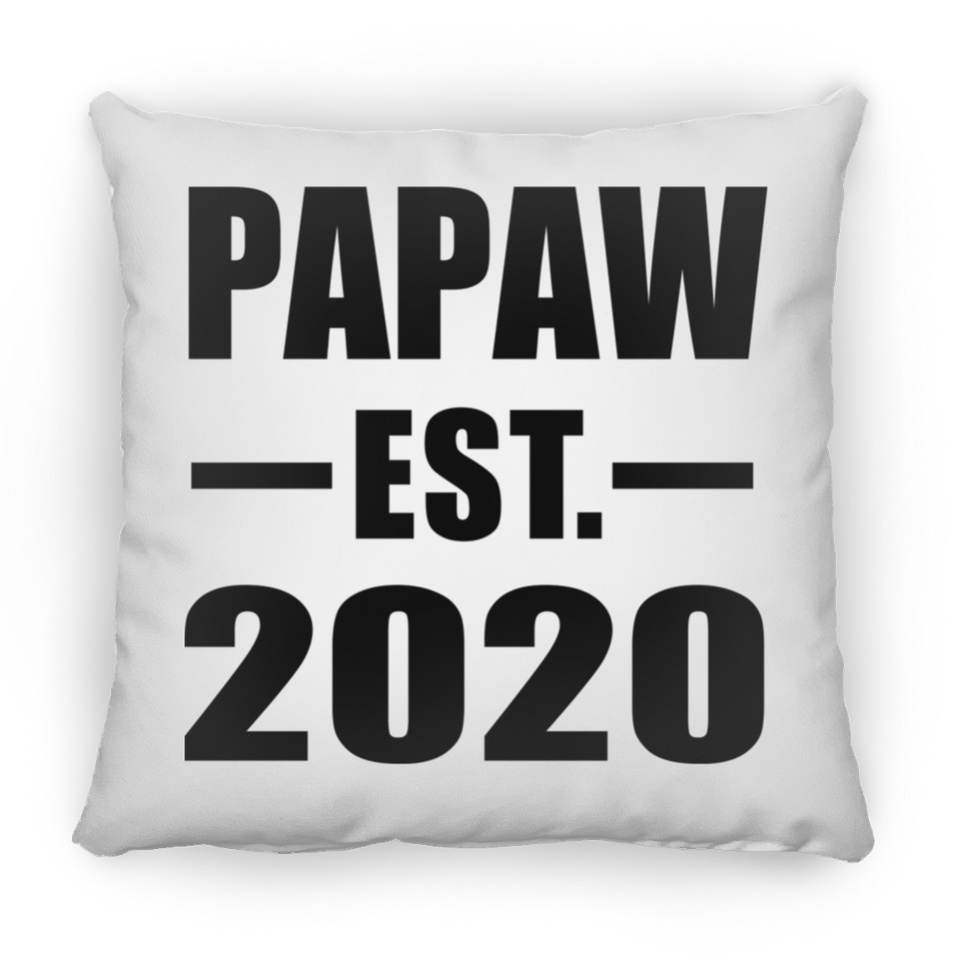 Papaw Established EST. 2020 - Throw Pillow