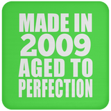 15th Birthday Made In 2009 Aged to Perfection - Drink Coaster