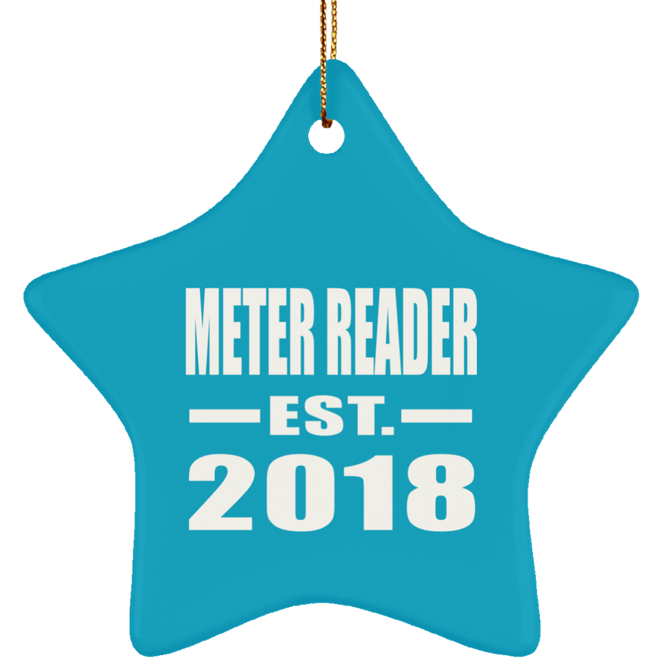 Meter Reader Established EST. 2018 - Star Ornament