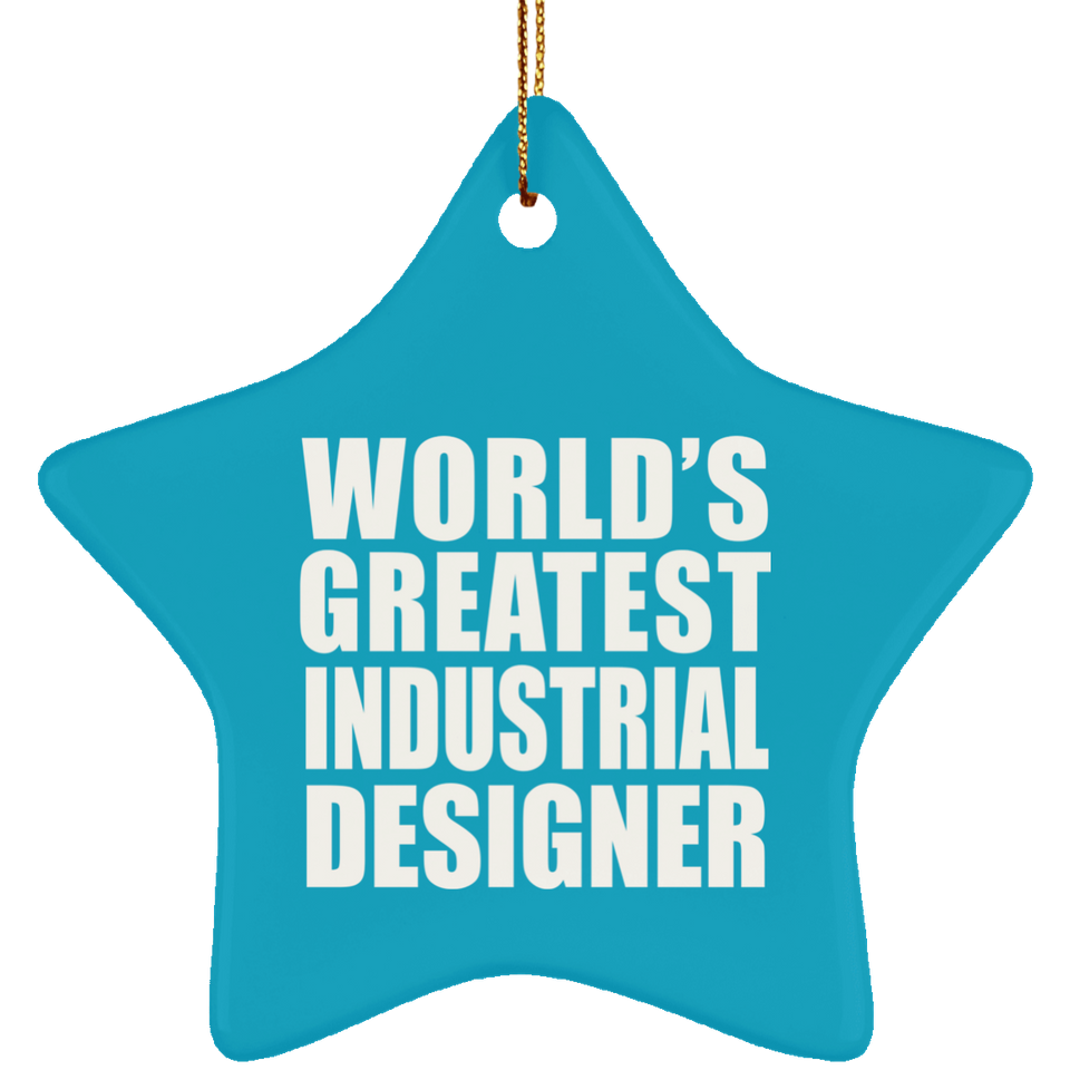 World's Greatest Industrial Designer - Star Ornament