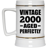 24th Birthday Vintage 2000 Aged Perfectly - Beer Stein