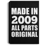 15th Birthday Made in 2009 All Parts Original - Canvas Portrait