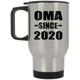 Oma Since 2020 - Silver Travel Mug