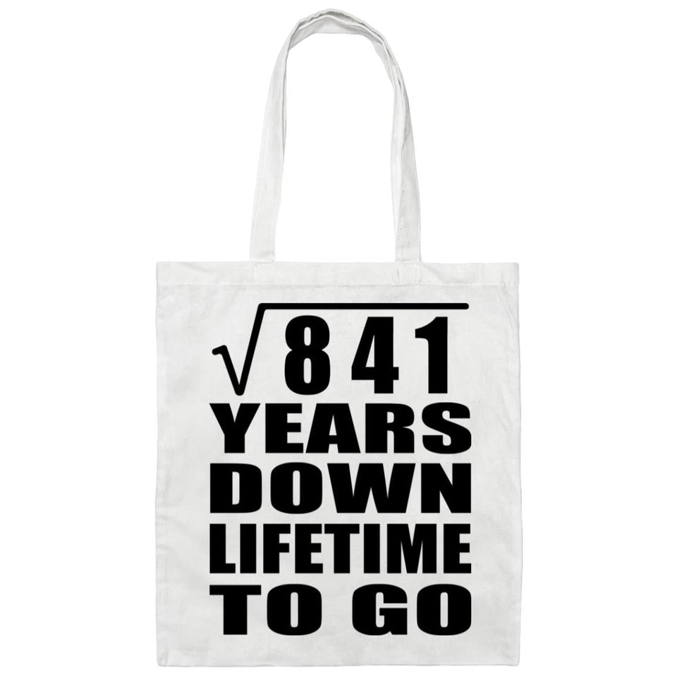 29th Anniversary Square Root of 841 Years Lifetime To Go - Tote Bag White