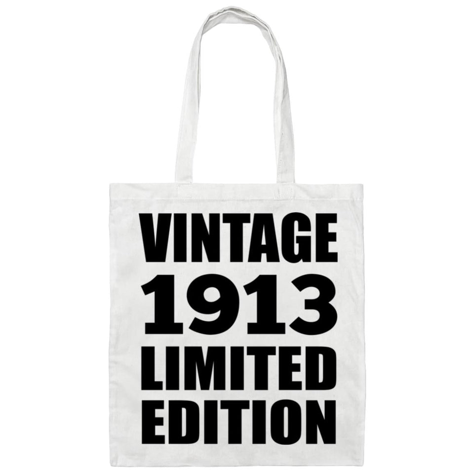 111th Birthday Vintage 1913 Limited Edition - Tote Bag White