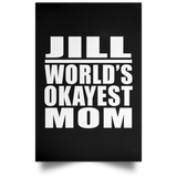 Jill World's Okayest Mom - Poster Portrait