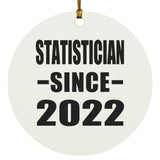 Statistician Since 2022 - Circle Ornament