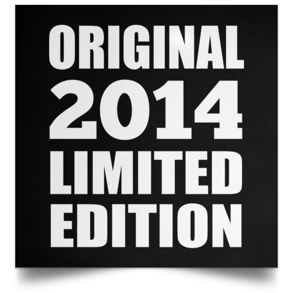 10th Birthday Original 2014 Limited Edition - Poster Square