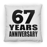 67th Anniversary 67 Years - Throw Pillow