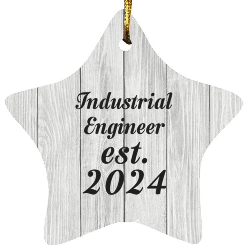 Industrial Engineer Established Est. 2024 - Star Ornament F