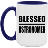 Blessed Astronomer - 15oz Accent Mug Purple
