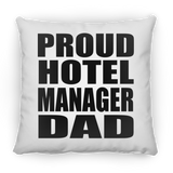Proud Hotel Manager Dad - Throw Pillow