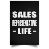 Sales Representative Life - Poster Portrait