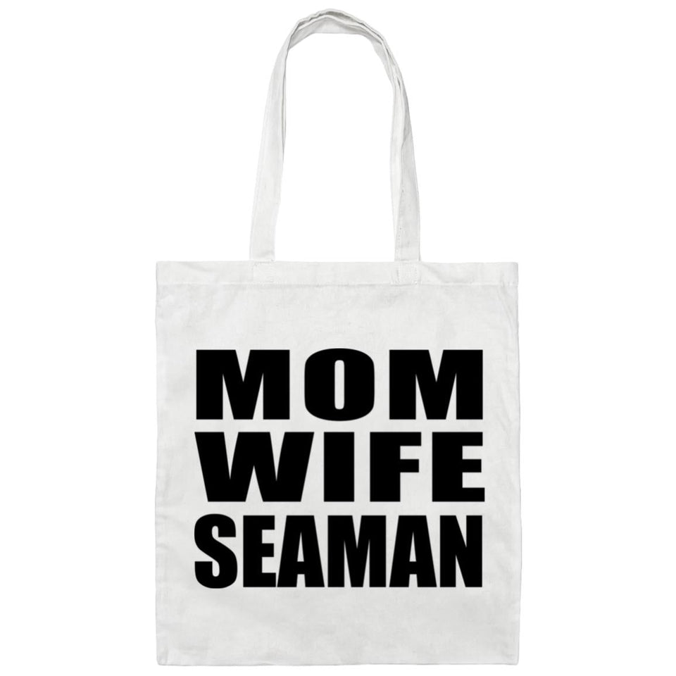 Mom Wife Seaman - Tote Bag White