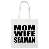 Mom Wife Seaman - Tote Bag White